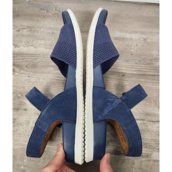 Sofft Women's Sz. 7.5 Navy Blue Adjustable Open Toe Sandals - Picture 5 of 7